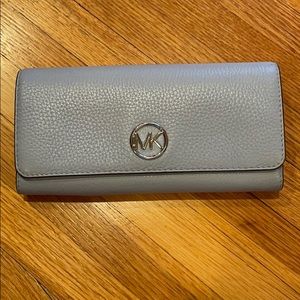 Michael Kors Pale Blue Wallet.